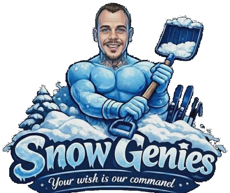 Snow Genies snow-clearing logo